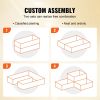 VEVOR Wooden Raised Garden Bed Planter Box 94.5x23.6x9.8" Flower Vegetable Herb
