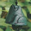 Japanese Cast Iron Wind Chimes  Frog Vintage Green