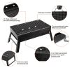 Foldable Portable BBQ Charcoal Grill Grill Lightweight Smoker Grill