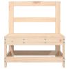 Patio Middle Sofa Solid Wood Pine