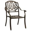 3 Piece Bistro Set Cast Aluminum Bronze