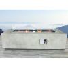 Fiber Reinforced Concrete Outdoor Fire Pit Table (Natural Concrete)