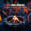 VEVOR Fire Pit Ring Round 45 Inch Outer Steel Liner DIY Campfire Ring Firepit