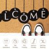 Welcome Mats Natural Coco Coir Mat with Non Slip PVC Backing