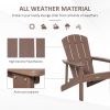 Adirondack Chair, Faux Wood  Brown
