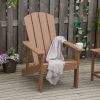 Adirondack Chair, Faux Wood  Brown