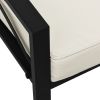 Patio Chairs with Sand Cushions 2 pcs 26.8"x29.9"x31.1" Steel