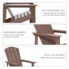 Adirondack Chair, Faux Wood  Brown