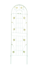 2 Pack Metal Garden Trellis 71" x 19.7" Rustproof Trellis for Climbing Plants Outdoor Flower Support Cream White