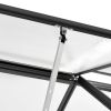 Greenhouse with Base Frame Anthracite Aluminum 51.1 ft¬≤