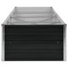 Garden Raised Bed Anthracite 126"x31.5"x17.7" Galvanized Steel - Anthracite