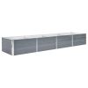 Garden Raised Bed Galvanized Steel 126"x31.5"x17.7"