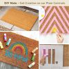 Welcome Doormats Natural Coco Coir Mats with Non Slip PVC Backing Indoor Outdoor Mats for Home & Office Floor Mats for Door Decor Patio Decor Plain En