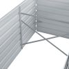 Garden Raised Bed Galvanized Steel 126"x31.5"x17.7"