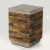 Propane Tank Holder Fire Pit Tank Cover Side Table
