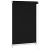 Outdoor Roller Blind 70.9"x90.6" Black