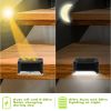 4Pcs Solar Powered LED Step Lights Outdoor Water-Resistant Dusk To Dawn Sensor