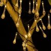 Solar String Lights; Outdoor Waterproof 248.03inch8 Modes Color Changing Novelty Patio Fairy String Lights