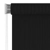 Outdoor Roller Blind 70.9"x90.6" Black