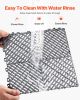 VEVOR Interlocking Drainage Mat, 12'x12' Modular Cushion Durable PP Material, 24 Pcs Splicing Drainage Mats