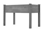 48x24x30 inch Raised Garden Bed with Legs, Elevated Wooden Planter Box for Outdoor Plants Flowers Fruits Vegetable Herb Growing