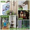 2Pcs Iron Plant Hanging Bracket Plant Hanger Wall Hooks For Bird Feeder Lanterns Wind Chimes