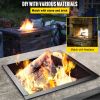 VEVOR Fire Pit Ring, 36-Inch Outer/30-Inch Inner Diameter Fire Pit Insert,1.5 mm Thickness Fire Ring