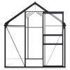 Greenhouse with Base Frame Anthracite Aluminum 51.1 ft¬≤