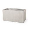 OUTDOOR LARGE SQUARE MGO PLANTER