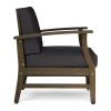 PERLA CLUB CHAIRS SET OF 2, DARK GREY