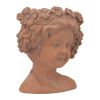8x4x9" Visage Head Bust Planter,