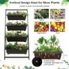4 Tier Vertical Raised Garden Bed