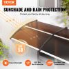 VEVOR Window Door Awning Canopy 38" x 117", UPF 50+ Polycarbonate Entry Door Outdoor Window Awning Exterior