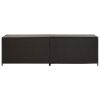 Patio Storage Box Poly Rattan 78.7"x19.6"x23.6" Brown