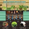 6x3x1.5ft Galvanized Raised Garden Bed,