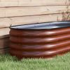 Outsunny 5' x 2' x 1.4' Galvanized Raised Garden Bed Kit