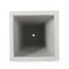 13" Outdoor Modern MGO Small Cast Stone Planter,