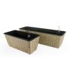 2-Pack Smart Self-watering Rectangle Planter