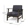 PERLA CLUB CHAIRS SET OF 2, DARK GREY