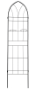4 Pack Metal Garden Trellis 78.7" x 19.7" Rustproof Trellis for Climbing Plants Outdoor Flower Support Black