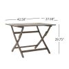 POSITANO FOLDABLE DINING SET, GREY