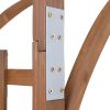 7FT  Beautiful And Practical Garden Arch Dark Brown YJ