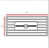11'' H x 42'' L Steel Propane Outdoor Fire Pit Table with Lid