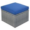 Patio Furniture Set Daybed Sunbed with Retractable Canopy