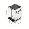 Encounter the wonderful outdoors, starting from owning an integrated folding mini stainless steel charcoal stove.