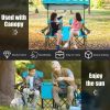 Portable Folding Camping Canopy Chairs Blue