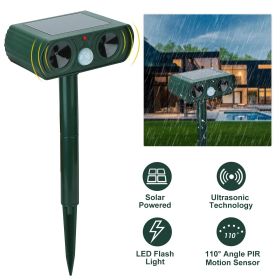 Ultrasonic Animal Repeller Solar Powered Motion Sensor