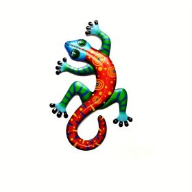 1pc/4pcs Metal Gecko Wall Decor, Plaques & Wall Art, (Style: Red (1pc))