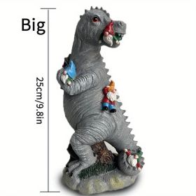 1pc Dinosaur Gnomes Outdoor Garden Decorations (size: 9.84inch)