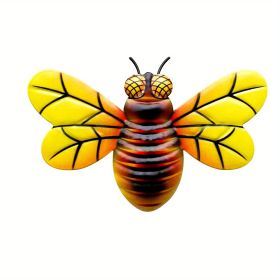 Metal Colorful Bee Wall Decor (Style: Yellow)